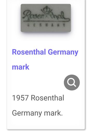 Ostali antikviteti: Rozenthal tanjiri 1957g.Nemacka. Rosenthal desertni tanjiri,bez — 13