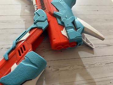 tapança oyuncaq: Nerf DinoSquad (Tricera‑Blast) köpük ox atan blaster - Dinozavr — 4