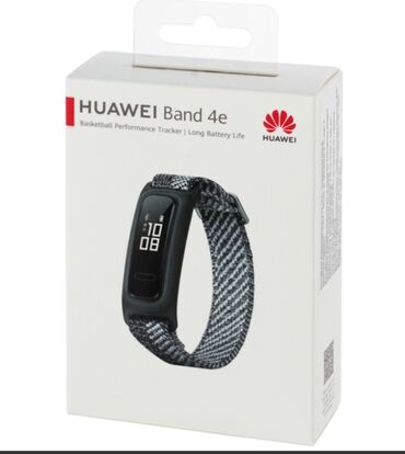qadın saatlar: İşlənmiş, Smart qolbaq, Huawei, Bluetooth, rəng - Qara