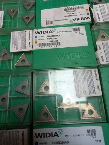 İstehsal avadanlığı: Dəzgah alətləri və kəsici lövhəciklər (freze və torna üçün) — 3