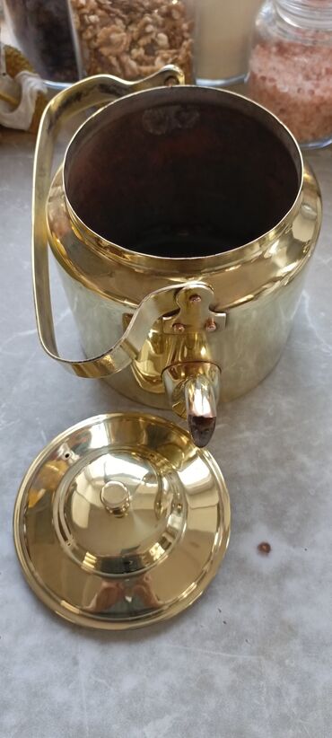 Çaydanlar: İşlənmiş, rəng - Qızılı, Çaydan, 3-dən çox l, Rusiya — 7