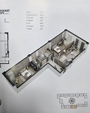 Новостройки от застройщика: Элитка, 2 комнаты, 83 м² — 5