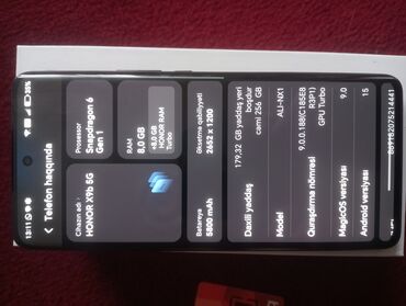 Honor: Honor X9b, rəng - Qara, Barmaq izi — 7