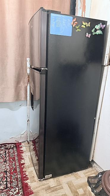 Soyuducular: Yeni 2 qapılı Midea Soyuducu Satılır, rəng - Qara, Dispenserli — 2