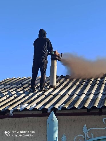 Чистка дымохода: Профессиональная чистка дымоходов и печных труб - Удаление сажи — 4