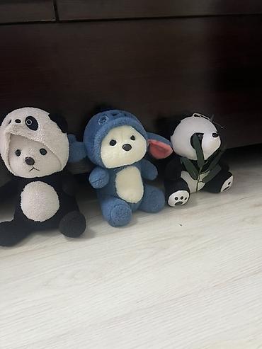banda panda: Набор мягких игрушек — 3 мини-плюшевых зверька. Состав: - Панда с — 1