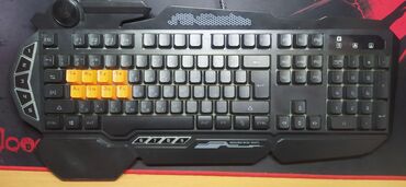 мембранная клавиатура: Продаю клавиатуру bloody b318 есть 3 режима подсветки 8 клавиш light