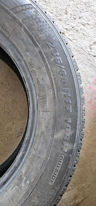 balon: Шины 235 / 65 / R 17, Зима, Б/у, 1 шт, Легковые, Корея, Kumho — 2