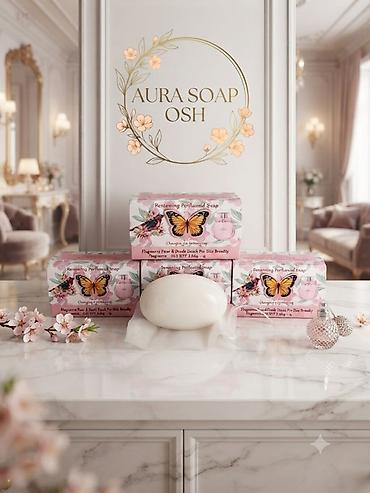 loris parfum: AURA SOAP OSH — 248g+5g ароматные мыла с фруктовыми экстрактами — 3