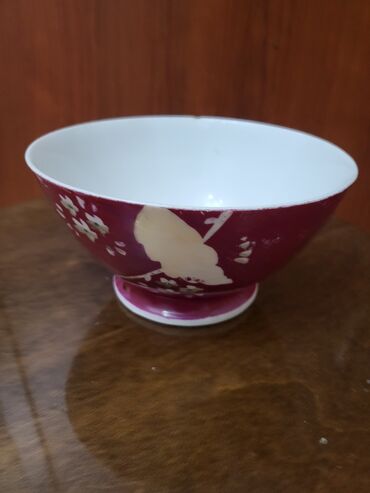 Digər dəstlər və servizlər: Kolleksiya üçün dekorativ porselen dəst - Porselen kaşa: Ağ əsaslı — 6