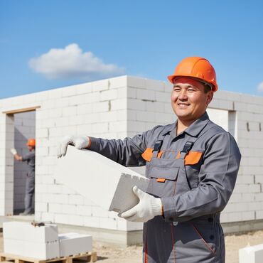 70 сом: Газоблок, Неавтоклавный, 600x200x300, D600