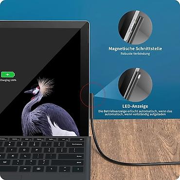 Адаптеры питания для ноутбуков: Зарядное устройство Microsoft Surface+шнур (Комплект) мощностью 65 Вт — 9