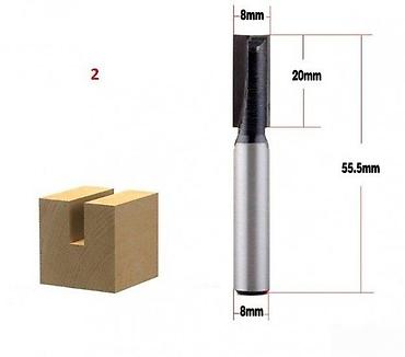 toplomer na celo: RAVNO DVOPERO VOLFRAM FI 6MM DO18MM PRIHVAT 8MM | Ravno dvopero — 2