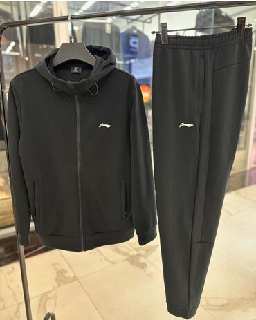 Спортивные костюмы: Мужской спортивный костюм, 3XL (EU 46), Li-Ning, Новый, цвет - Черный