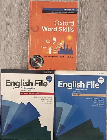 İngilis dili öyrənənlər üçün 3 kitablıq dəst: 1) Oxford Word Skills –