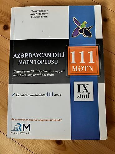 Kitablar və jurnallar: IX sinif üçün “Azərbaycan dili mətn toplusu” kitabı. Kitab ümumi orta — 1