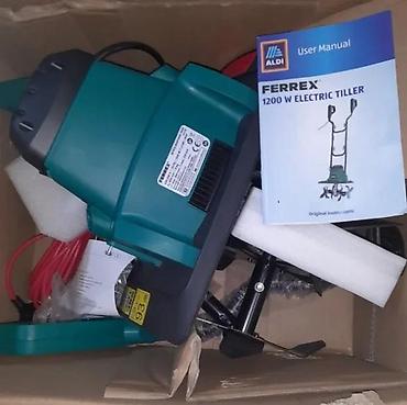 Poljoprivredne mašine: FERREX električna freza/kultivator za zemlju – 1200 W - Snaga motora — 1