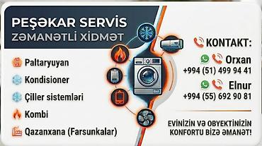 услуга ремонт авто: Peşəkar servis – zəmanətli xidmət Xidmət sahələri: - Paltaryuyan — 1