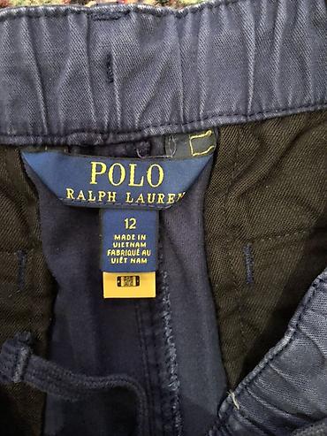 polo şalvar: Polo Ralph Lauren uşaq şalvarı - Model: Cargo şalvar - Rəng: Tünd göy — 2