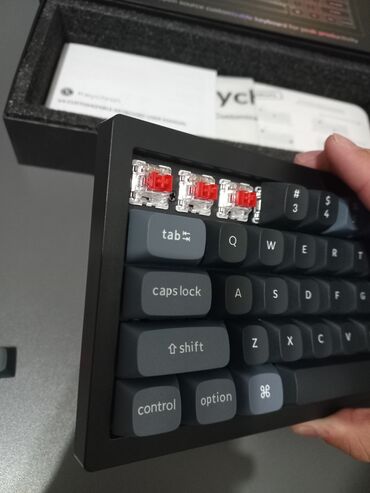 компьютер для игр: Клавиатура, Keychron, Механическая, Проводное подключение, Размер: 60%