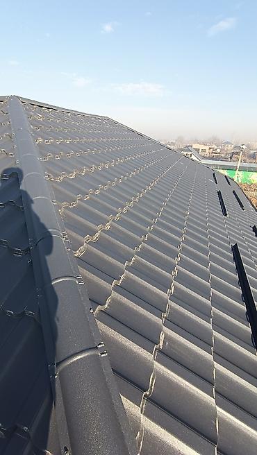 Работы по обшивке: Крыша на любой сложность ✅ 1)Гибкий черепица ✅ 2)металла черепица ✅ — 5