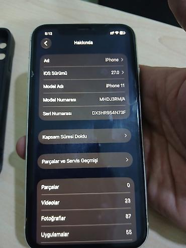 iphone 8 barter var: IPhone 11, Ağ, Face ID — 4