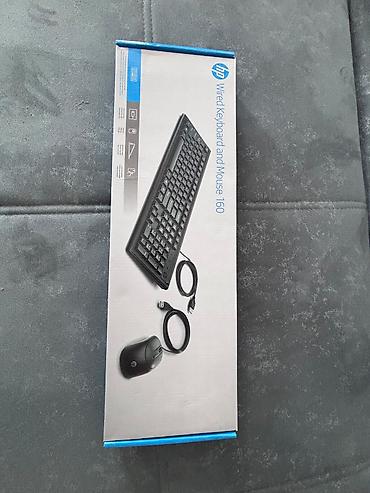 iphone x arxa: HP Wired Keyboard and Mouse 160 – simli klaviatura və siçan dəsti - — 7
