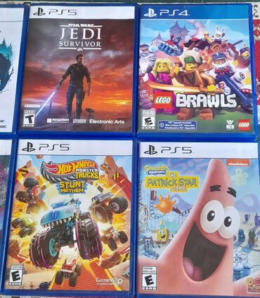 Müxtəlif PlayStation oyunları. Buraya "Star Wars Jedi: Survivor", "Hot