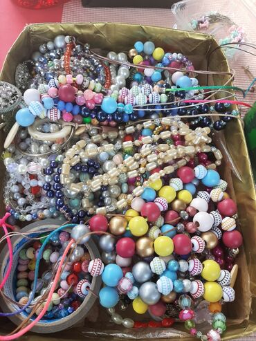 nakit od epoksi smole: Set: Bracelet, Necklace, Pendant, Material: Beads