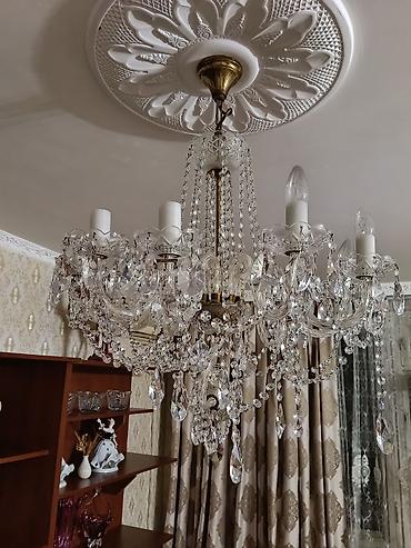 priz: Çılçıraq, 8 lampa, Xrustal — 4