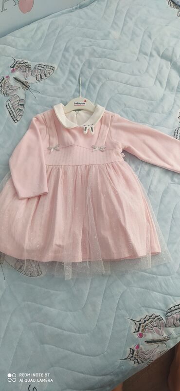 подарок учителю на день рождения: Детское платье цвет - Розовый