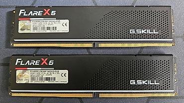 Оперативная память (RAM) для ПК: DDR5 32GB (2 x 16GB) G.SKILL Flare X5 6000 MHz CL36 Б\у ЦЕНА — 1