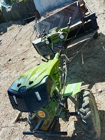 qızlar üçün maşınlar: Motoblok + qoşqu - Mühərrik: benzinli, 177F, 10 at gücü (10HP) - — 4
