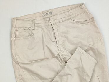 c and a spodnie: Material trousers for women, size XL (EU 42)