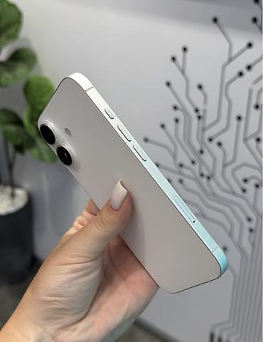 IPhone 16, 128 ГБ, Белый, Гарантия, Беспроводная зарядка, Face ID — 5