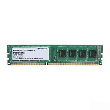 komjuter: Patriot Signature DDR3 desktop memorija – 4 GB, 1600 MHz - Model — 1