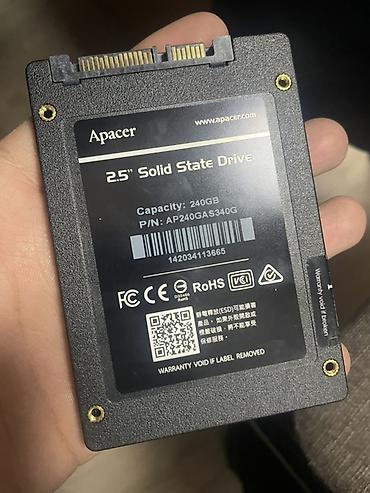 оперативная память leven: Apacer PANTHER 2.5" SSD, 240 ГБ (P/N: AP240GAS340G) - Форм‑фактор — 2