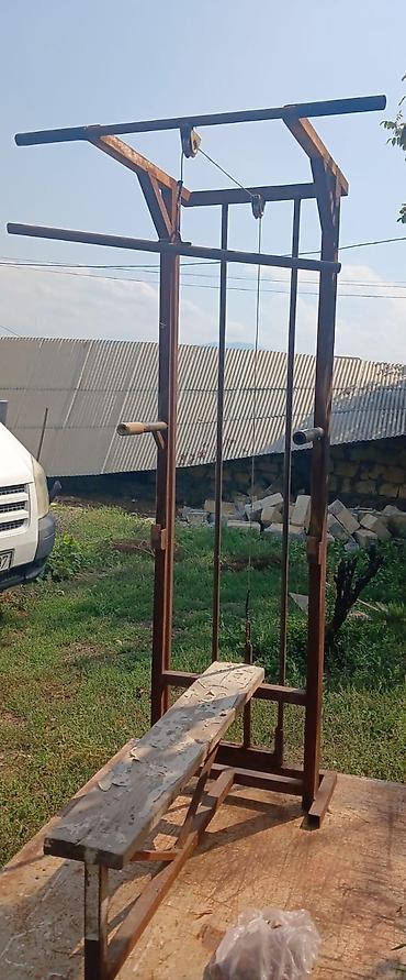 turnike: Çoxfunksiyalı dəmir trenajor kompleksi - Material: tamamilə metal — 1