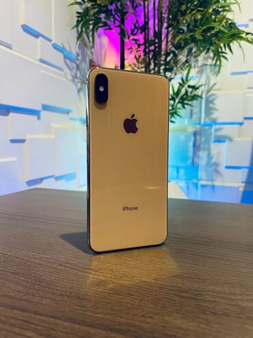 Apple iPhone: IPhone Xs Max, Б/у, 64 ГБ, Matte Gold, 80 %