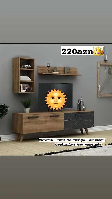 gənc mebeli: Yeni, Düz TV altlığı, Polkalı — 1