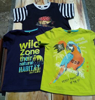 duge haljine letnje: Bundle: T-shirts, For boys, age: 4-5 years