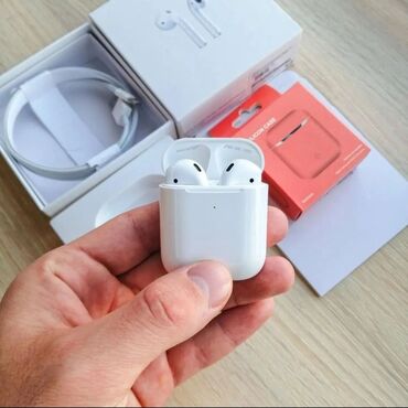 airpods i11 цена в бишкеке: Каптагычтар, Apple, Жаңы, Электр зымсыз (Bluetooth), Классикалык