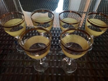 Qədəhlər: Qədəhlər, Şüşə, 6 ədədli dəst, SSRİ — 5