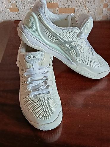 Мырзалардын бут кийими: Эркектердин кроссовкасы, 42, Asics, Жаңы, түсү - Ак — 2