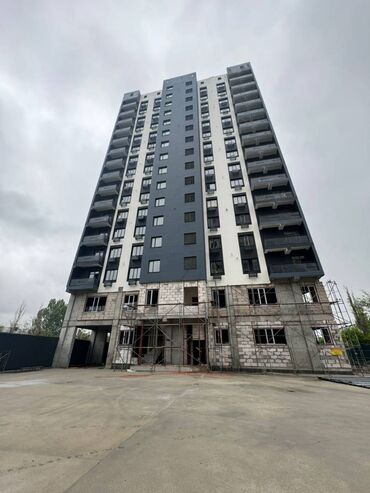 квартиры в районе ахунбаева: 2 комнаты, 67 м², 14 этаж, ПСО (под самоотделку)