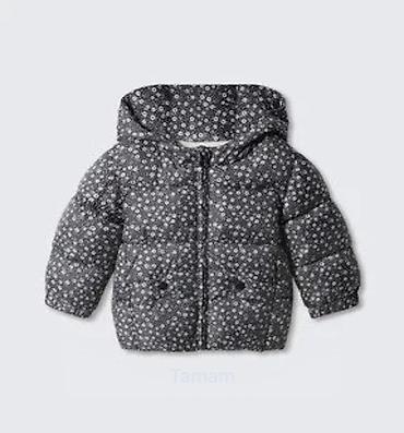 ağ kepka: Mango (MNG) uşaq qış gödəkçəsi - Model: Kapüşonlu, şişmə (puffer) — 1