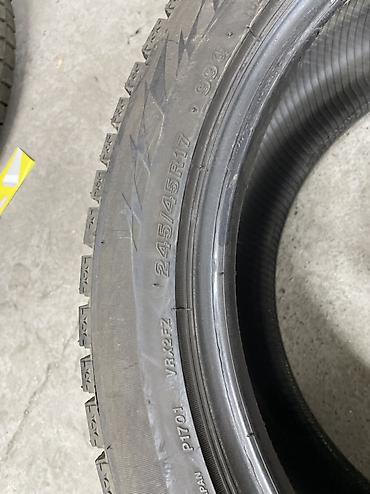 24545 r17 зима: Шины 245 / 45 / R 17, Зима, Б/у, Комплект, Легковые, Япония, Bridgestone — 5