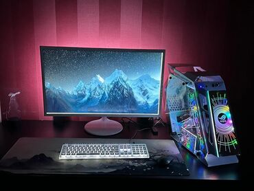 компьютер монитор: ПК корпусу, Asus, Micro-ATX, түсү - Ак