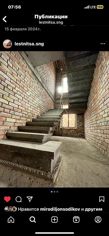 Бетонные лестницы: Бетонная лестница Для дома — 16
