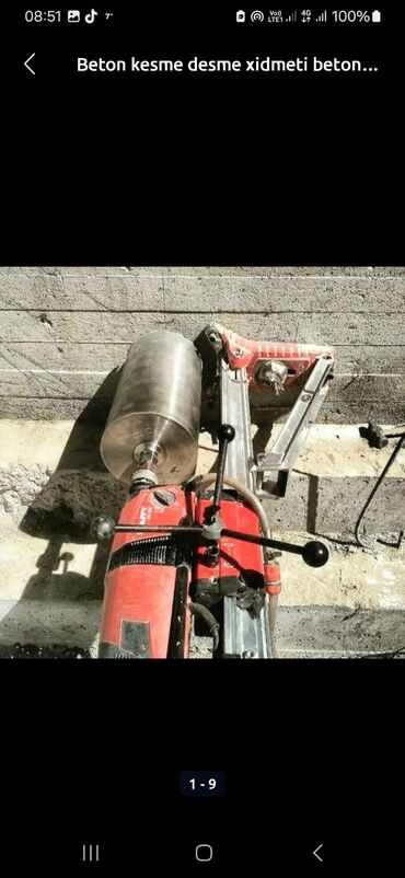Beton işləri: Beton kəsme və dəlik açma xidməti - Diamant avadanlıqlarla dəqiq — 1